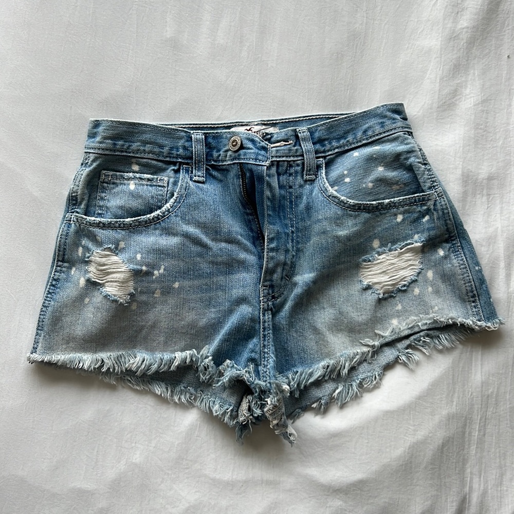 Hollister jean shorts